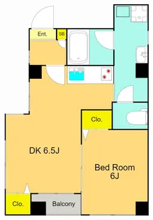 湯建大森北ビルI【2階】の間取り