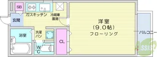 プリマベーラ上杉【1階】の間取り