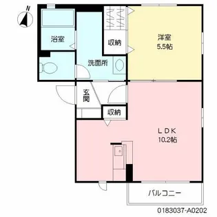 カントリーヴァレー III【2階】の間取り