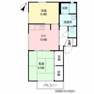 フレグランス大久保 C棟【2階】の間取り