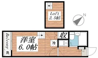 ゼフィランサス新柏【2階】の間取り