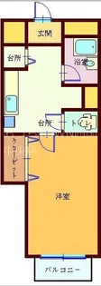B.G Fieldハイツ【2階】の間取り