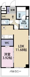 TOKUSHIMA MIDTOWER【5階】の間取り