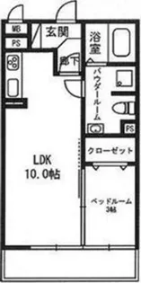 クレールIV【1階】の間取り