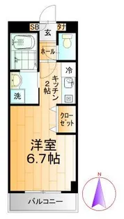 グレイス西東京【1階】の間取り