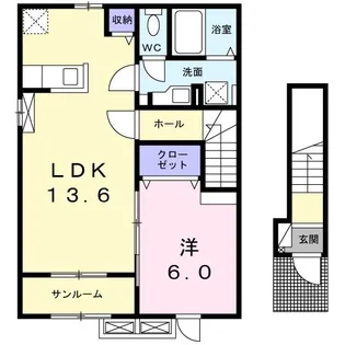 すみれ【2階】の間取り
