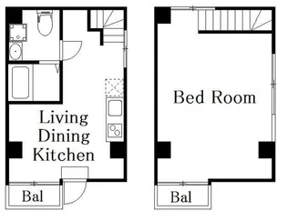 DECOR RESIDENCE 田原町の間取り