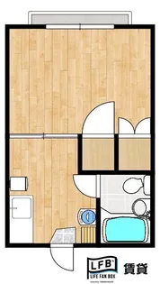COCORU GARDEN B【2階】の間取り