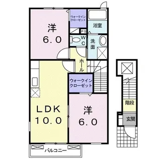 アマルフィ【2階】の間取り