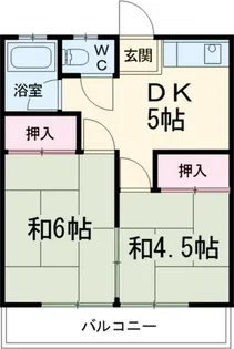 みどり荘【2階】の間取り
