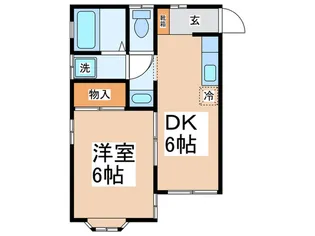 メゾンブランシュ2【1階】の間取り