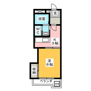 サンシャインビル南棟【3階】の間取り