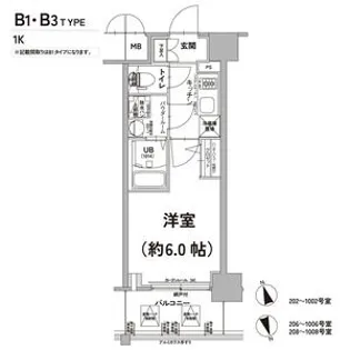 エスリード大阪リブレ【4階】の間取り
