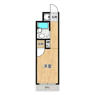 福田マンション【2階】の間取り