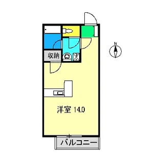 Sマンション【1階】の間取り
