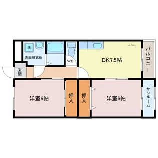 エスタシオン【3階】の間取り