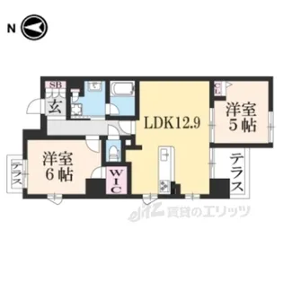 グランレブリー押小路高倉【1階】の間取り