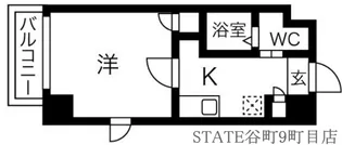 U-ro勝山【4階】の間取り