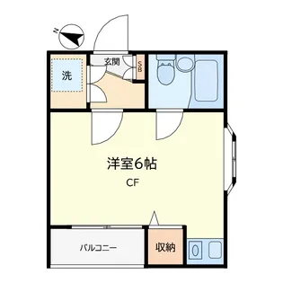 公園通りハウス【2階】の間取り