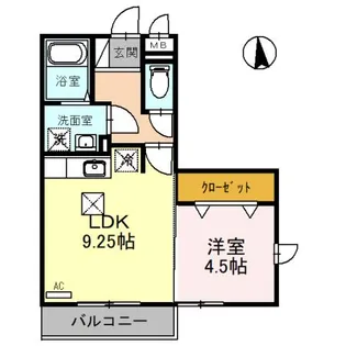 リビングタウン西大寺【2階】の間取り