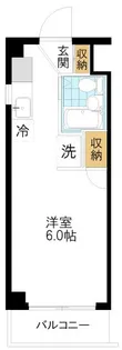 スカイハイツ多摩【3階】の間取り