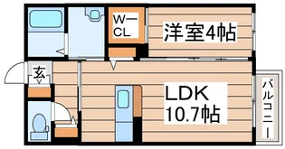 シャーメゾン保春院【1階】の間取り