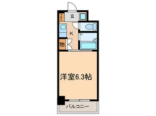 ヴァンテージ本陣【1階】の間取り