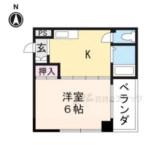 エクセレント中村【2階】の間取り