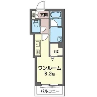 ハルモニア三軒茶屋【1階】の間取り