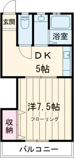 ハイツ栄連【1階】の間取り