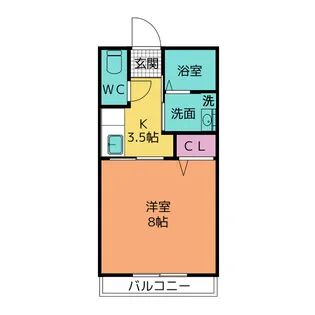 ドマーニII【2階】の間取り