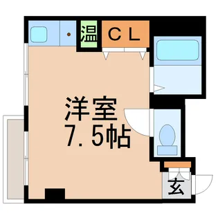 コーポフジ【2階】の間取り