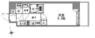 S-RESIDENCE浅草【7階】の間取り
