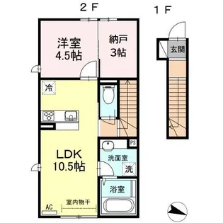 サンハイム・ケイ【2階】の間取り