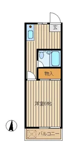 コーポSMK【1階】の間取り