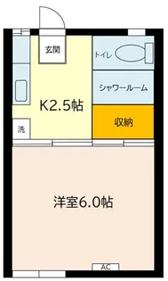鶴川ハイツ【1階】の間取り