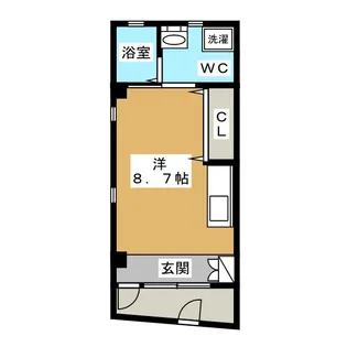 リバーサイドSAWA【1階】の間取り
