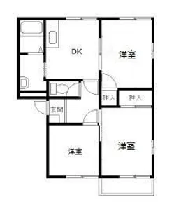 コーポ藤【2階】の間取り