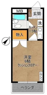 第一清水ビル【2階】の間取り