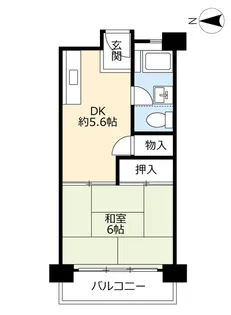 UR高倉台【3階】の間取り
