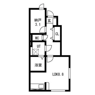 サジタリアス【1階】の間取り