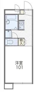 レオパレス本丸【2階】の間取り