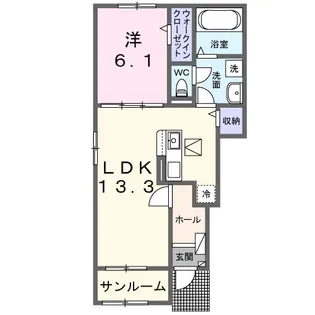 グリフィンドールI【1階】の間取り