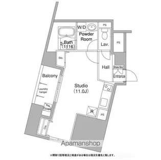 コンフォリア銀座EAST【10階】の間取り