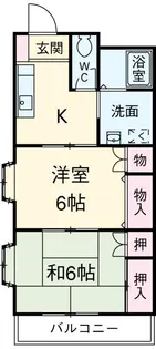 メゾンセンチュリーII【3階】の間取り