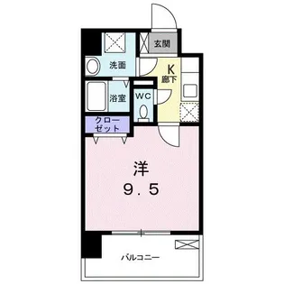 スカイパレス空港東【3階】の間取り