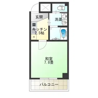 TOYOTOMI STAY PREMIUM NAGAHASHI【4階】の間取り