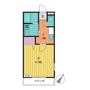 アーバリアン【1階】の間取り