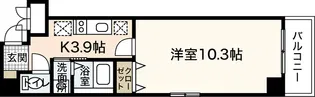 ウイング十日市【3階】の間取り