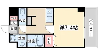 ベルエアー【7階】の間取り